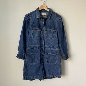 Madewell Denim Overall Jumpsuit